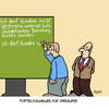 Cartoon: Fortbildung (small) by Karsten Schley tagged verkäufer,verkaufen,bildung,weiterbildung,umsätze,profit,wirtschaft,business,konjunktur,kunden,kundenservice,geld
