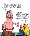 Cartoon: Gut fürs Volk (small) by Karsten Schley tagged todesstrafe,türkei,erdogan,justiz,diktatur,europa,religion,demokratie,politik