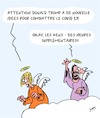 Cartoon: Heures sup (small) by Karsten Schley tagged covid19,trump,science,religion,sante,medias,politique