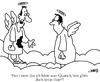 Cartoon: Hi! (small) by Karsten Schley tagged engel religion leben tod haie urlaub