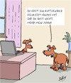 Cartoon: Hinaus!! (small) by Karsten Schley tagged eltern,kinder,familie,internet,technologie,facebook,hunde,katzen