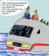 Cartoon: Höhere Gewalt (small) by Karsten Schley tagged db,verspätungen,leistung,kompetenz,bahn,schienenersatzverkehr,öpnv,verkehr,transport,wirtschaft,verbraucher,fahrgäste,verbraucherschutz,staat,gesellschaft