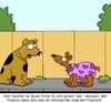Cartoon: Hundemantel (small) by Karsten Schley tagged tiere,hunde,haustiere,gesellschaft,mode,kleidung