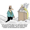 Cartoon: Ich kann heute nicht... (small) by Karsten Schley tagged dates,verabredungen,leben,tod,himmel,hölle,autos,religion,unfälle