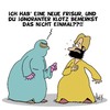 Cartoon: IGNORANT!!! (small) by Karsten Schley tagged ehe,liebe,beziehungen,frauen,männer,mode,frisuren,ignoranz,aufmerksamkeit