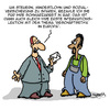 Cartoon: Integration ist machbar!! (small) by Karsten Schley tagged wirtschaft,business,integration,einwanderer,arbeit,jobs,wirtschaftskriminalität,ethik,schwarzarbeit,sozialversicherung,steuern,steuerbetrug,mindestlohn