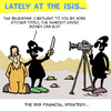 Cartoon: Isis Financial Concept (small) by Karsten Schley tagged money,isis,terror,religion,islam,crime,finance