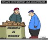 Cartoon: Kalter Winter (small) by Karsten Schley tagged wetter,winter,klima,kälte,business,einkommen,wirtschaft
