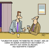 Cartoon: Keiner mag STREBER!! (small) by Karsten Schley tagged arbeit,arbeitgeber,arbeitnehmer,jobs,beförderungen,wirtschaft,business,kollegen,büro