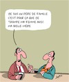 Cartoon: La Famille (small) by Karsten Schley tagged mariage,amour,hommes,femmes,sexe,tromperie,liens