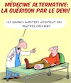 Cartoon: Medecine Alternative (small) by Karsten Schley tagged medecine,charlatans,religion,sante,deni,des,faits,complots,internet,facebook,twitter