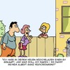 Cartoon: Passt doch! (small) by Karsten Schley tagged übergewicht,familien,shopping,beziehungen,kleidung,gesundheit,ehe,nachbarschaft