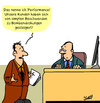Cartoon: Performance (small) by Karsten Schley tagged wirtschaft,business,kundenservice,kunden,performance,verkaufen,verkäufer,gesellschaft,geld,umsatz