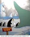 Cartoon: Pinguin - Schule (small) by Karsten Schley tagged schule bildung fischen sport pinguine