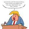 Cartoon: Pressekonferenz (small) by Karsten Schley tagged trump,usa,presse,medien,pressefreiheit,politik,demokratie,diktatur,faschismus,gesellschaft,meinung