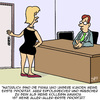 Cartoon: Prioritäten (small) by Karsten Schley tagged jobs,business,karriere,frauen,büro,eifersucht,prioritäten,kunden