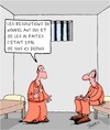 Cartoon: Resolutions du Nouvel An (small) by Karsten Schley tagged resolutions,crime,prison,justice,lois