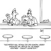 Cartoon: Senioren - Rabatt (small) by Karsten Schley tagged gastronomie,rente,pension,rabatt,sonderangebote,imbiss,fastfood,ernährung