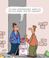 Cartoon: Sicherer Job (small) by Karsten Schley tagged wirtschaft,politik,unternehmer,wirtschaftsaussichten,umsätze,prognosen,einkommen,jobsicherheit,zukunft,soziales,gesellschaft