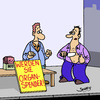 Cartoon: Spender (small) by Karsten Schley tagged medizin,organspender,ärzte,leben,tod,mediziner,chirurgie,lebensrettung