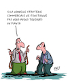 Cartoon: Strategie (small) by Karsten Schley tagged entreprises,economie,strategie,plan,commercial,benefice,capitalisme