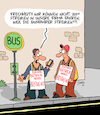 Cartoon: STREIK!! (small) by Karsten Schley tagged wirtschaft,streik,arbeitgeber,arbeitnehmer,gewerkschaften,tarifverhandlungen,arbeitskampf,tarifpartner,transport,öpnv,politik,gehälter,management,gesellschaft