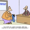 Cartoon: Trennung (small) by Karsten Schley tagged männer,gesundheit,fettleibigkeit,beziehungen,trennung,mode,ernährung,liebe