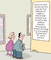 Cartoon: Un service genial ! (small) by Karsten Schley tagged art,musees,service,extremisme,religion,politique,fous