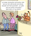 Cartoon: Unfall (small) by Karsten Schley tagged katzen,familie,profis,unfälle,geschenke,mütter,väter,liebe,ehe,gesellschaft