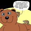 Cartoon: Vegetarier (small) by Karsten Schley tagged ernährung,gesundheit,essen,vegetarier,insekten,motten,teddybären,natur,tiere