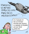 Cartoon: Voyages en Avion sont Mauvais! (small) by Karsten Schley tagged afghanistan,refugies,climat,guerre,talibans,religion,otan,militaire,greta,politique,politiciens