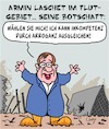 Cartoon: Wählt Laschet!! (small) by Karsten Schley tagged wahlen,cdu,laschet,inkompetenz,fluthilfe,arroganz,politik,deutschland