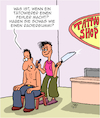 Cartoon: Was ist wenn... (small) by Karsten Schley tagged tattoos,tätowierer,kultur,körperkunst,handwerk,fehler