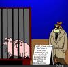 Cartoon: Weapons of Mass Destruction! (small) by Karsten Schley tagged terror,swine,flu