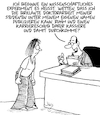 Cartoon: Wissenschaftliches Experiment (small) by Karsten Schley tagged männer,frauen,wissenschaft,universität,professoren,doktorarbeit,promotion,karriere,plagiate,studierende