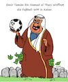 Cartoon: WM in Katar (small) by Karsten Schley tagged fußball,wm,katar,korruption,fifa,politik,geld,gesellschaft,medien,sport,menschenrechte