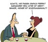 Cartoon: Zusammenpassend (small) by Karsten Schley tagged liebe,heirat,ehe,scheidung,rechtsanwälte,männer,frauen,gesellschaft,banken,kredite,schulden