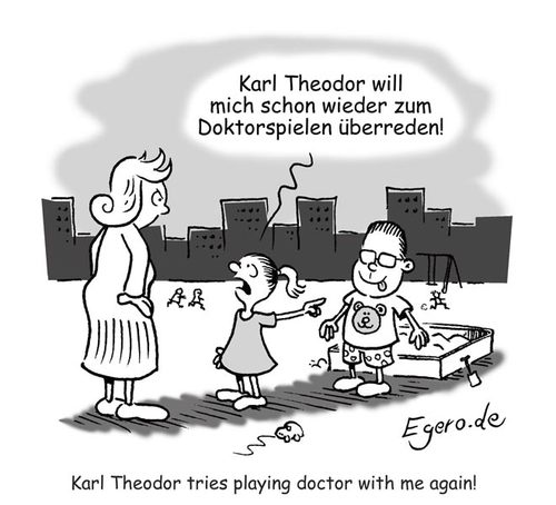 Cartoon: Klein Karli (medium) by Egero tagged karl,theodor,zu,guttenberg,doktor,egero,eger