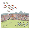 Cartoon: The flying Dutchmen (small) by Egero tagged egero argentina vs netherlands
