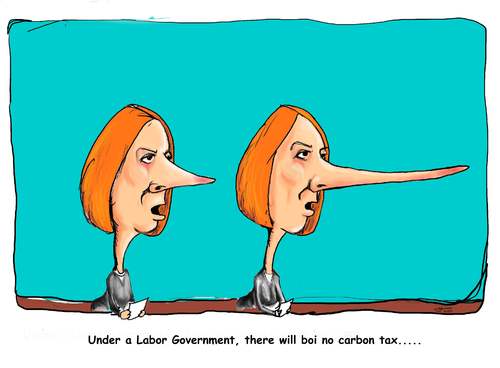 Cartoon: Julia Gillard (medium) by urbanmonk tagged politics