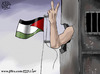 Cartoon: Palestinian prisoners in Israeli (small) by sabaaneh tagged palestinian