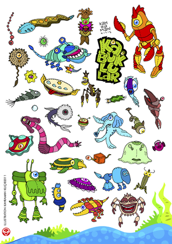 Cartoon: crustaceans (medium) by kahramankilic tagged kahraman,kilic,illustraiton,cartoon