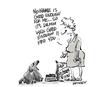 Cartoon: Brand Names (small) by John Meaney tagged dog,woman,food