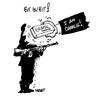Cartoon: Rub Out (small) by John Meaney tagged paris attack terror