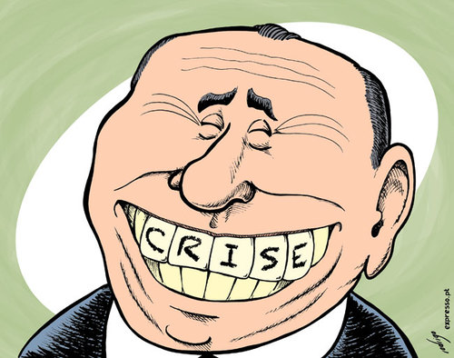 Cartoon: Berluscrisis (medium) by rodrigo tagged silvio,berlusconi,italy,political,crisis,prime,minister