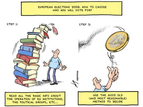 Cartoon: European Elections 2009 (medium) by rodrigo tagged europe,elections,parliament,2009,vote,politics