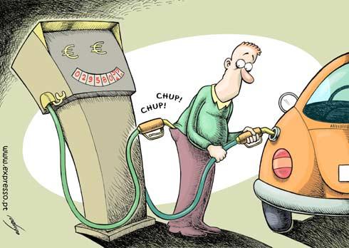 Cartoon: Fuel thirst (medium) by rodrigo tagged fuel,oil,gasoline,petrol,price,economy,inflation