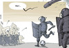 Cartoon: Footbomb World Coup (small) by rodrigo tagged brazil,riots,protest,world,cup,football,fifa,soccer,education,health
