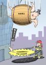Cartoon: Financial Crisis Rescuing (small) by rodrigo tagged financial crisis fireman bush tax payers banks economy