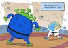 Cartoon: Global combat (small) by rodrigo tagged global world economy imf growth international politics covid19 pandemic coronavirus olympics games sport judo tokyo japan